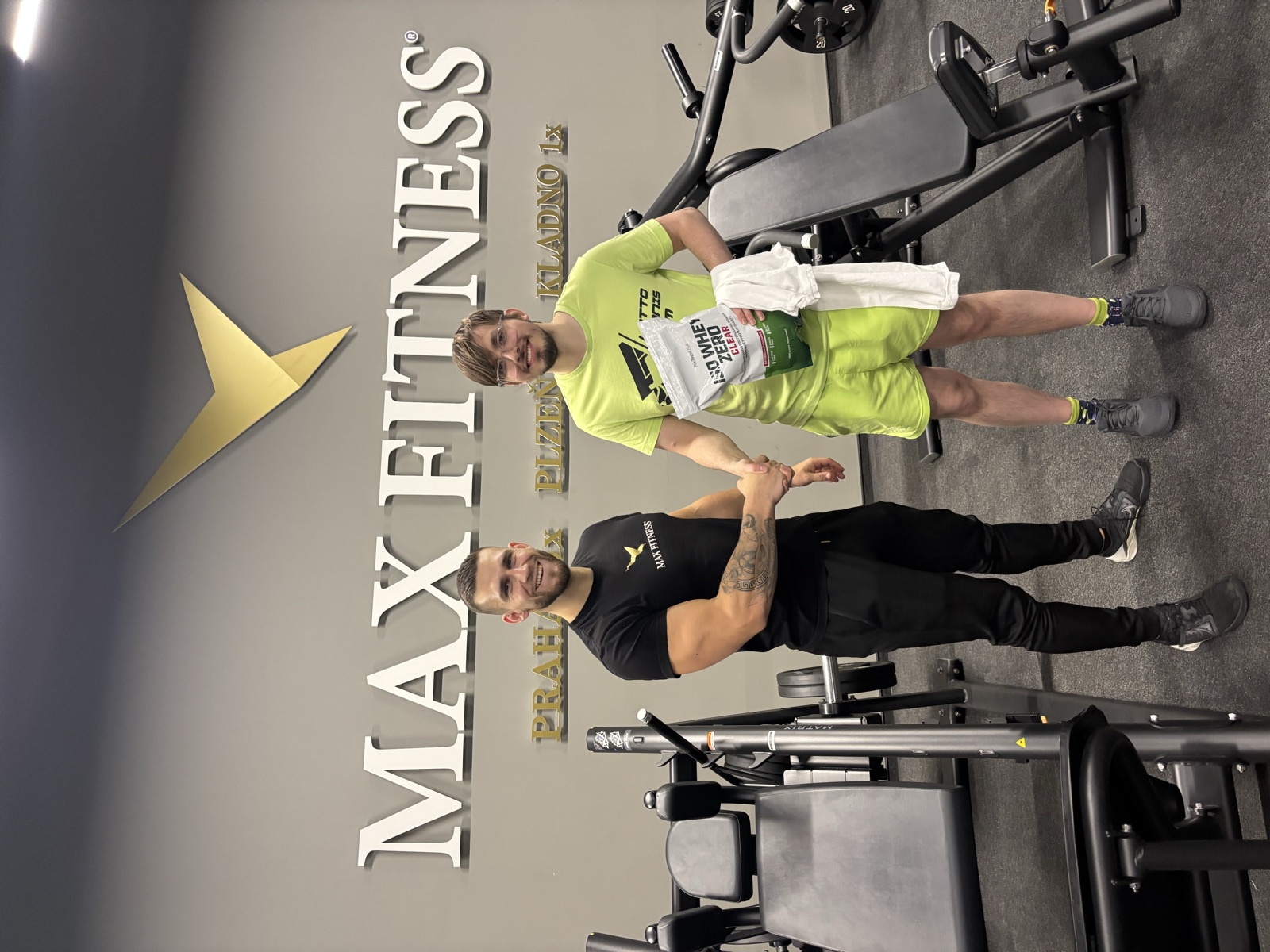 Matěj v Max Fitness Central Kladno po vytvoření pravidelného návyku